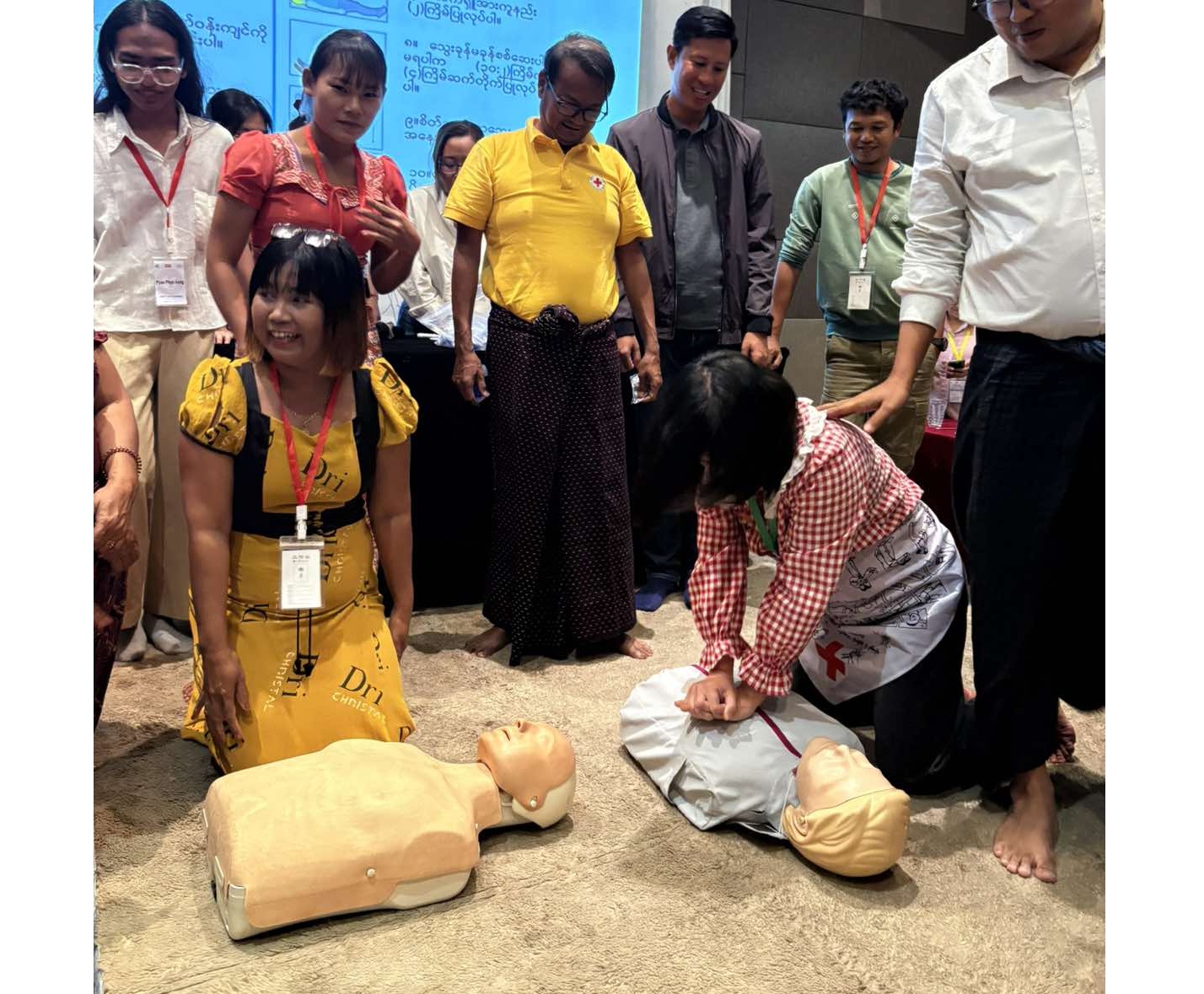 First Aid Training Successfully Conducted in Yangon